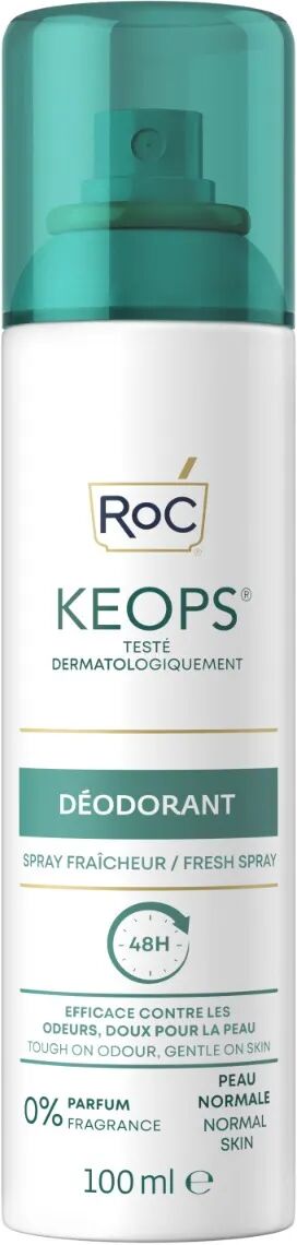 RoC Keops Deodorante Spray Fresco 48h Antitraspirante 100 ml