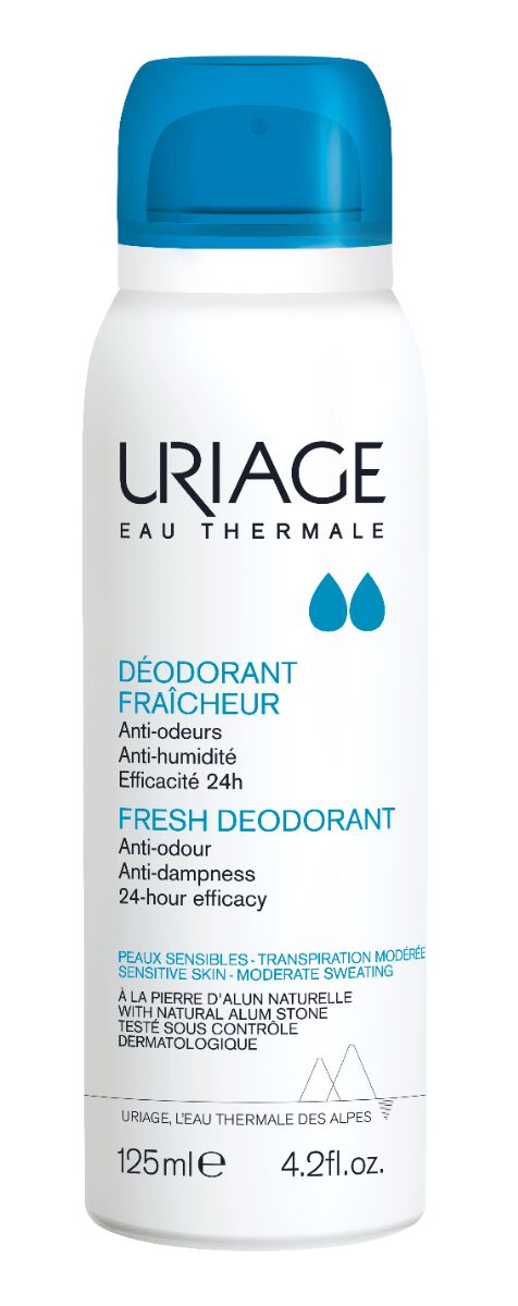 Uriage Eau Thermale Deodorante Fraicheur Spray Antibatterico 125 ml