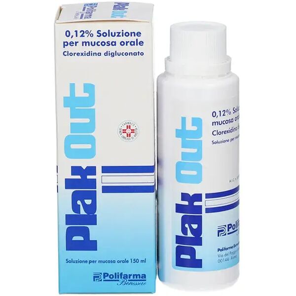 emoform plak out 0,12% clorexidina soluzione orale disinfettante 150 ml