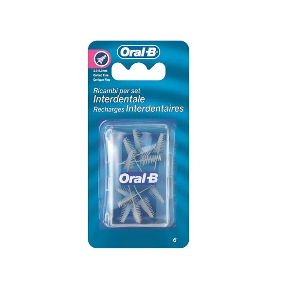 oral-b ricarica scovolini interdentali conici fine 3-6,5 mm