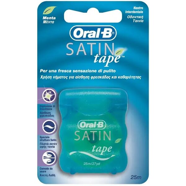 oral-b satintape filo interdentale alla menta 25 metri