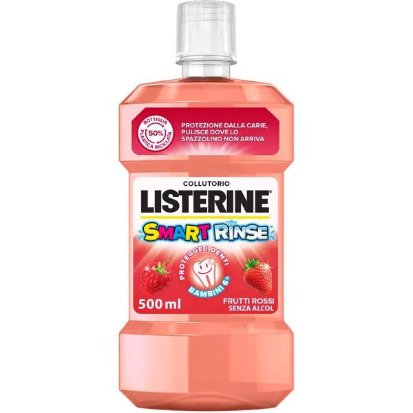 listerine smart rinse collutorio bambini protezione carie 500 ml