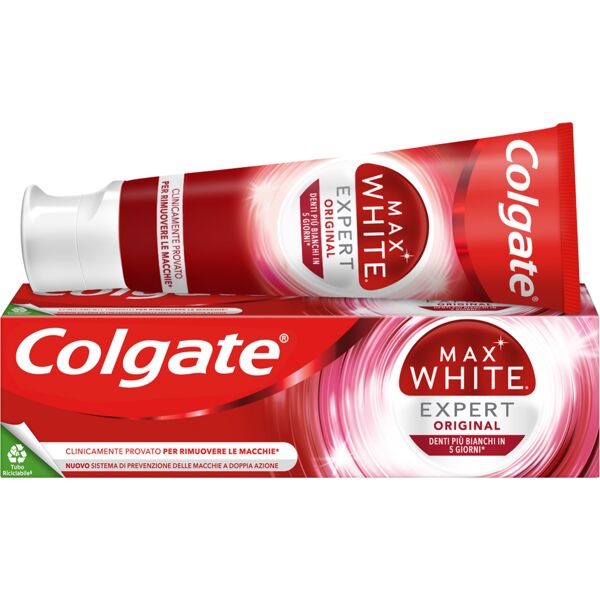 colgate max white expert white dentifricio sbiancante 75 ml