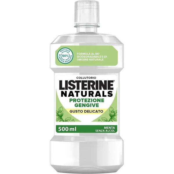 listerine naturals collutorio protezione gengive gusto delicato 500 ml