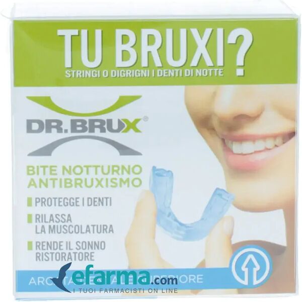 dr brux dr. brux bite notturno superiore trasparente 1 pezzo