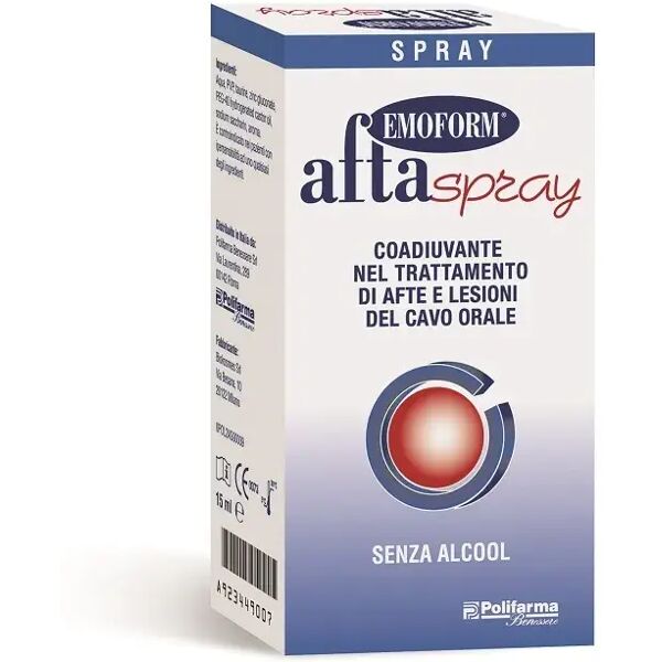 emoform aftaspray trattamento protettivo contro irritazione e lesioni della bocca 15 ml