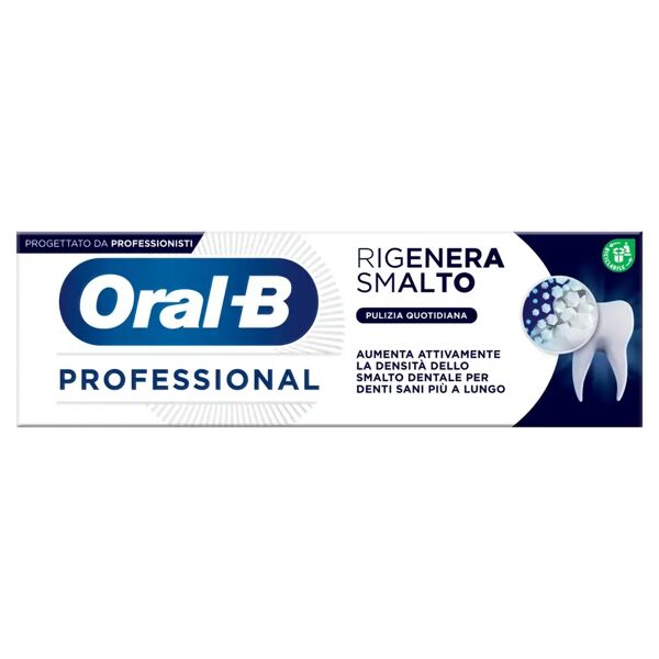 oral-b dentifricio professional rigenera smalto pulizia quotidiana 75ml