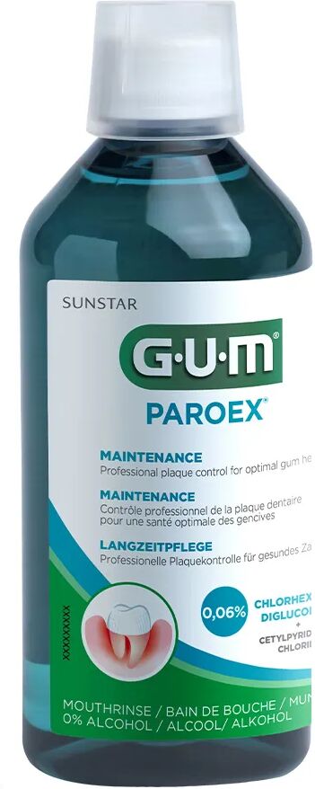 gum paroex collutorio 0,06%+0,05% azione quotidiana 500 ml