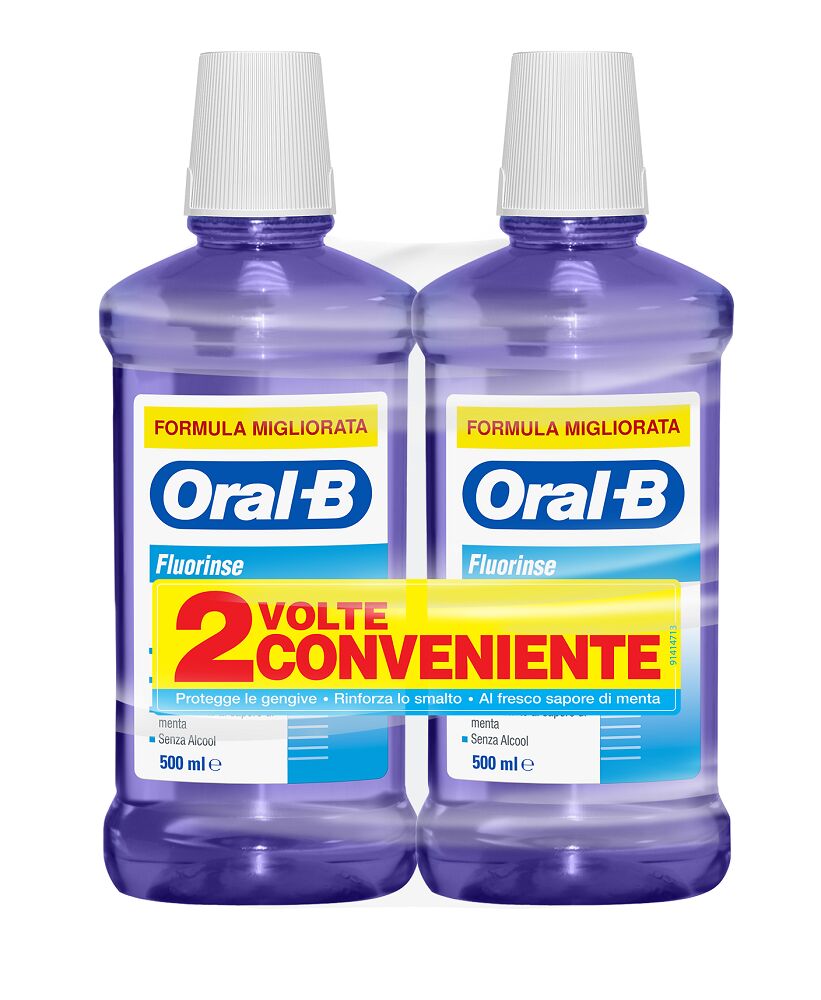 oral-b collutorio fluorinse duopack 2x500 ml