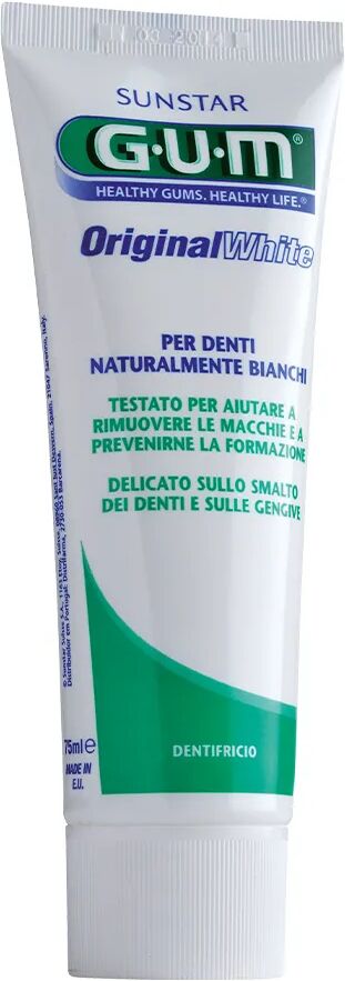 gum original white dentifricio sbiancante 75 ml