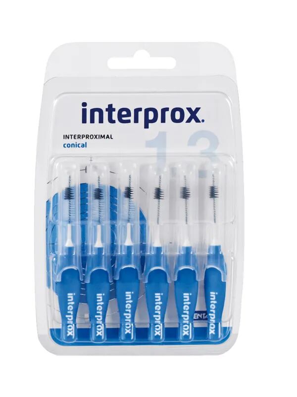 interprox conical 6 scovolini conici blu