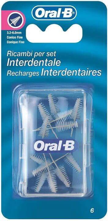 oral-b ricarica scovolini interdentali conici fine 3-6,5 mm