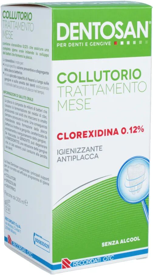 dentosan specialist collutorio trattamento mese 0,12% clorexidina 200 ml