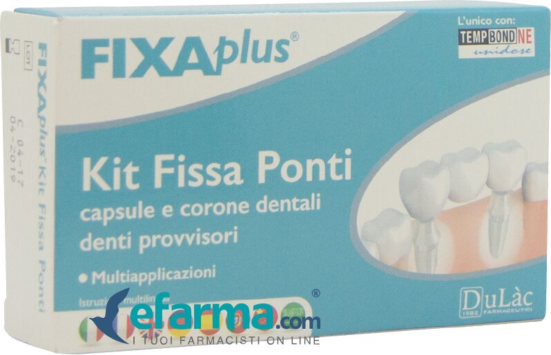 fixaplus kit fissa ponti capsule dentali per denti provvisori