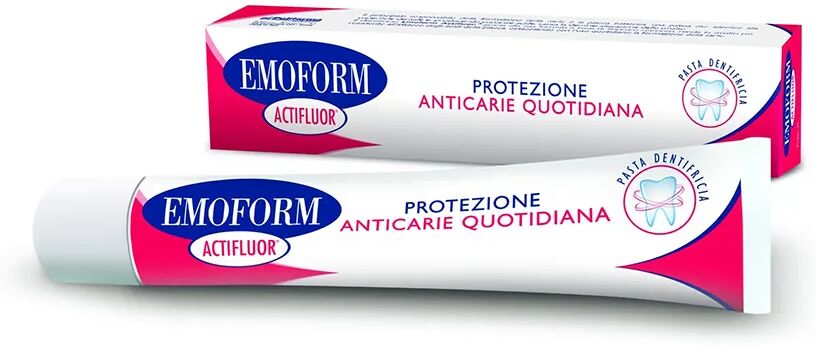 emoform dentifricio actifluor per protezione anticarie gusto menta fresca 75 ml