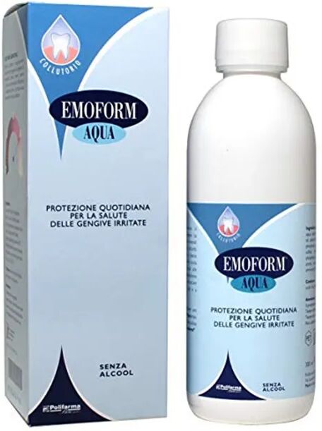 emoform aqua collutorio anti placca protezione gengivale senza alcool 300 ml