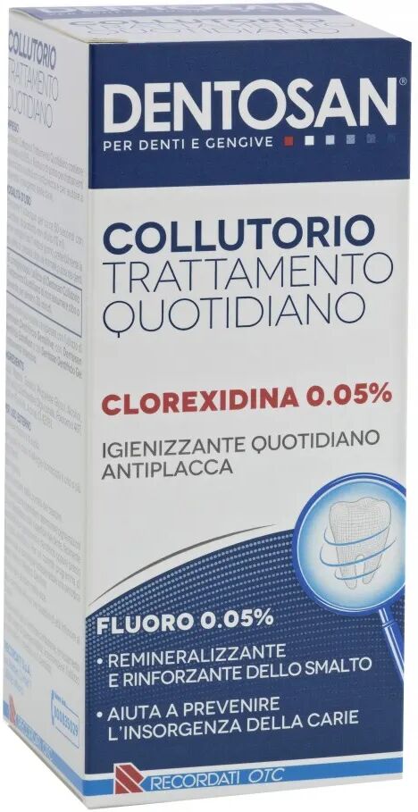 dentosan trattamento quotidiano collutorio 0,05% clorexidina 200 ml