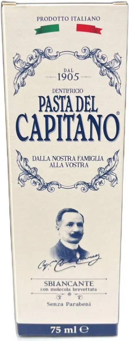 pasta del capitano 1905 dentifricio sbiancante 75 ml