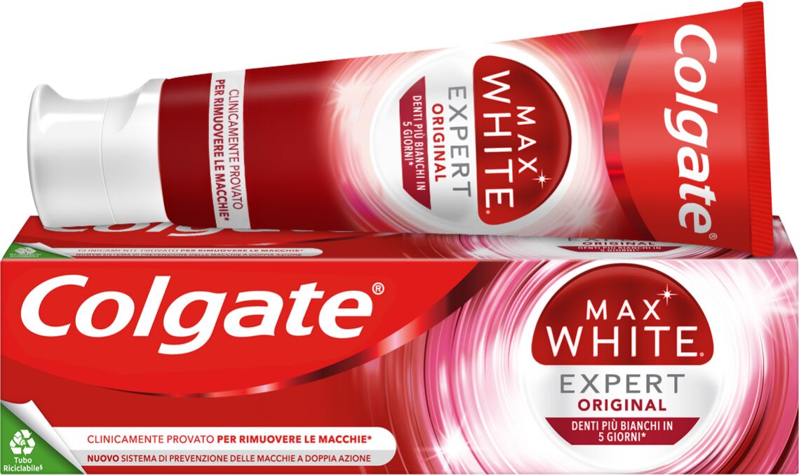 colgate max white expert white dentifricio sbiancante 75 ml