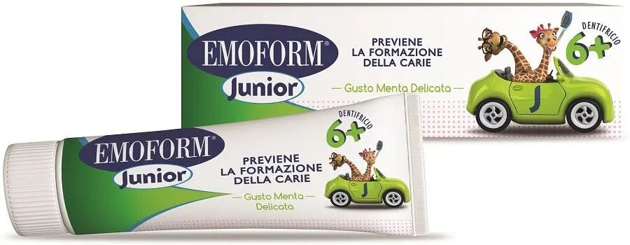 emoform junior dentifricio bambini 6+ 75 ml