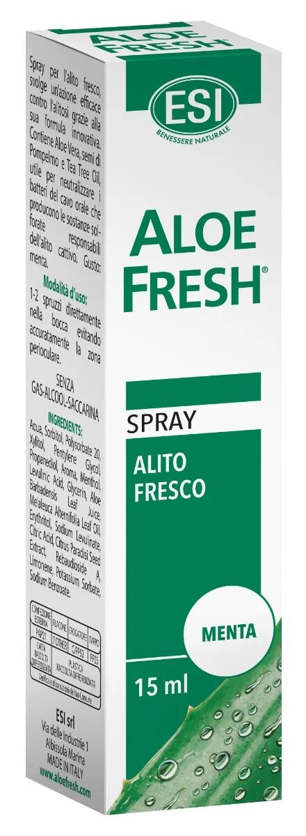 esi aloe fresh alito fresco spray menta 15 ml