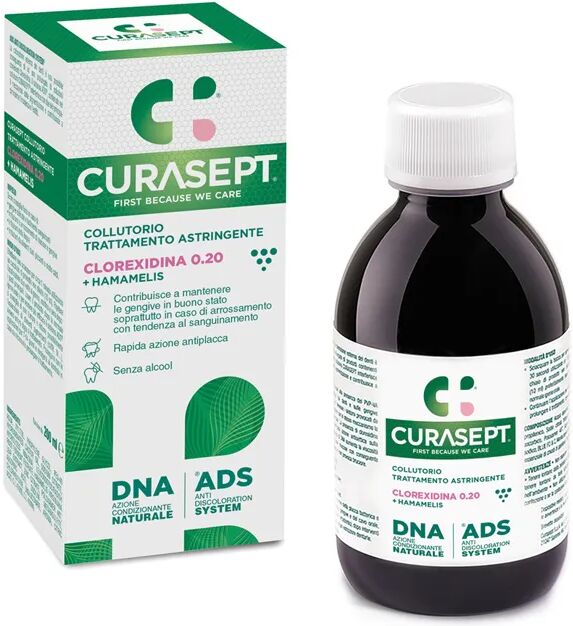 curasept ads clorexidina 0.20 collutorio trattamento astringente 200 ml