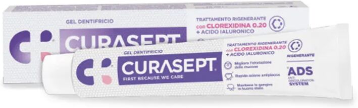 curasept gel dentifricio ads dna trattamento rigenerante 75 ml