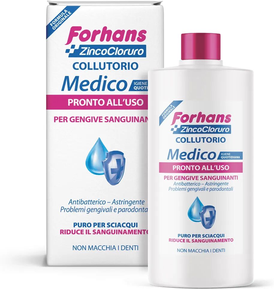 forhans collutorio medico pronto all'uso 250 ml