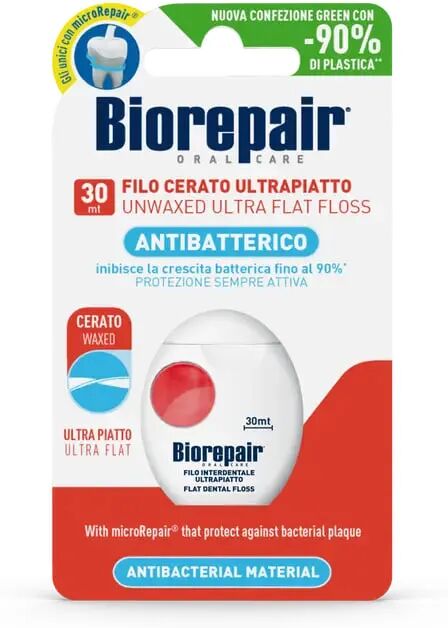 biorepair filo interdentale cerato ultra-piatto 1 pezzo