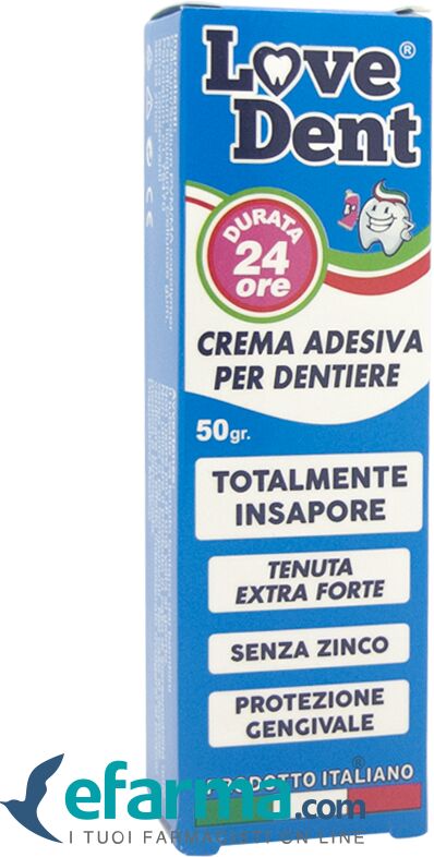 love dent crema adesiva per dentiere 50 g