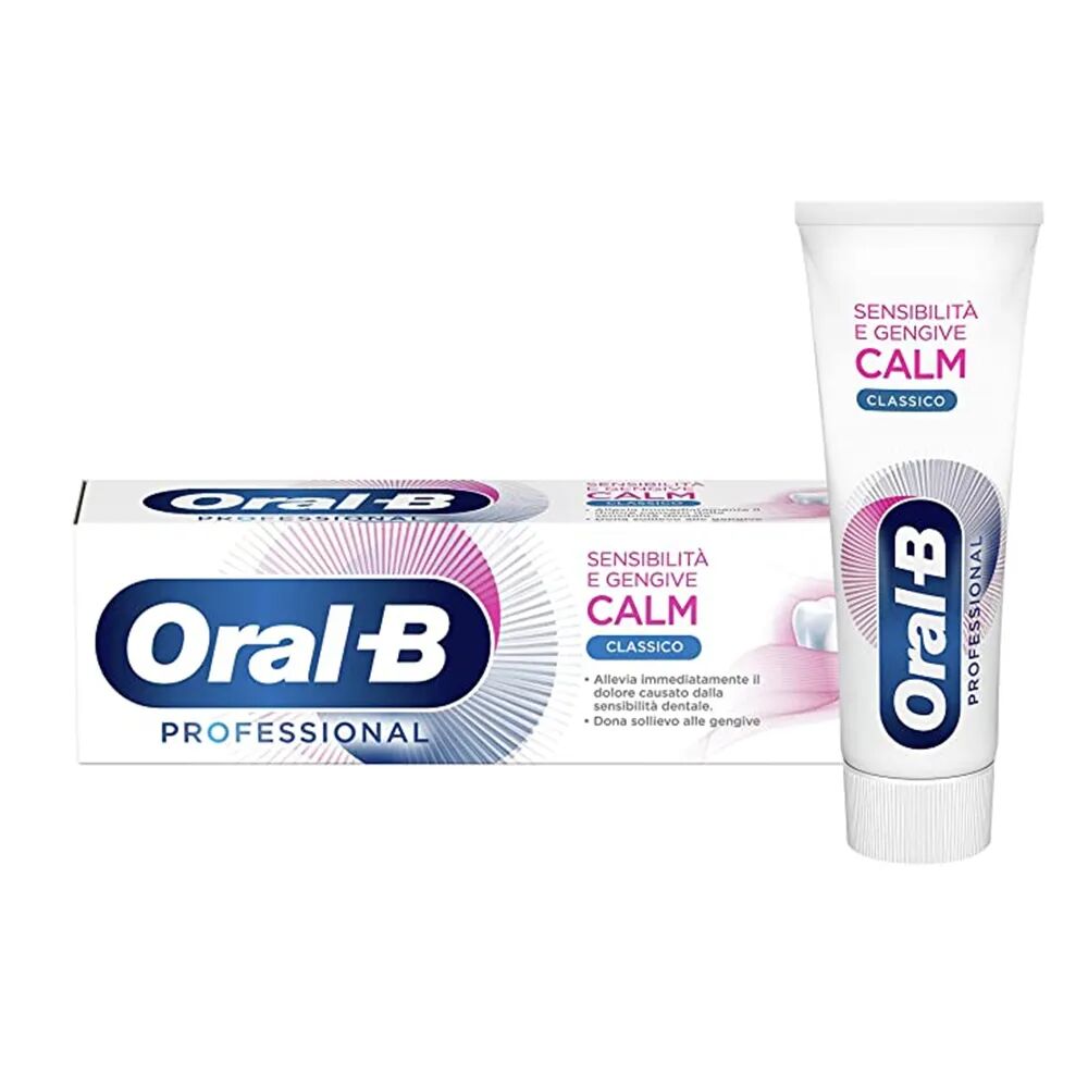 oral-b dentifricio sensibilità e gengive calm classico 75 ml