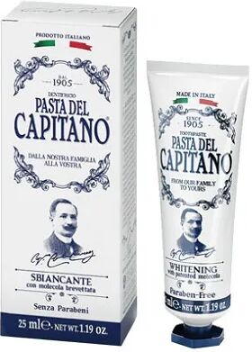 pasta del capitano 1905 dentifricio sbiancante 25 ml