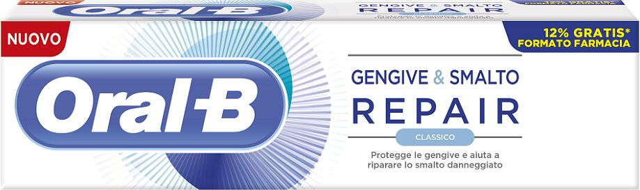 oral-b gengive & smalto repair dentifricio classico 75 ml