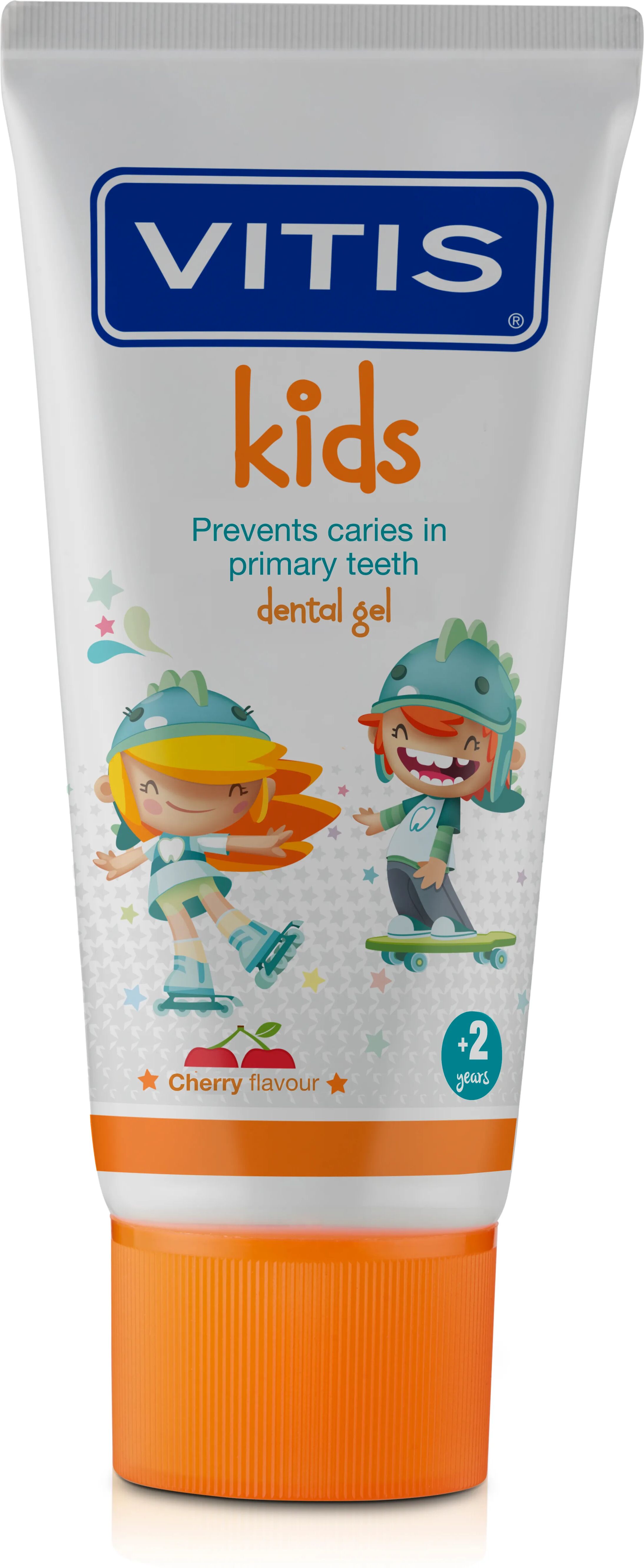 vitis kids gel dentifricio bambini +2 anni 50 ml