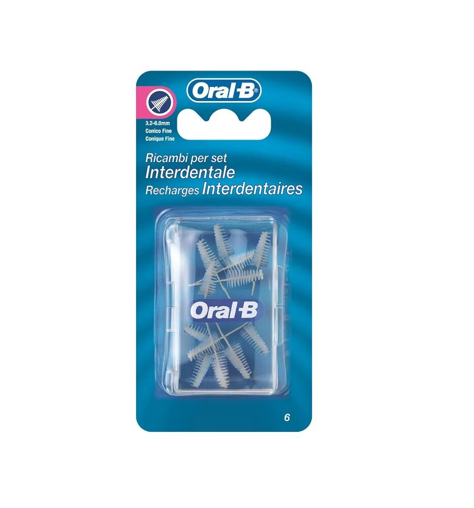 Oral-B Ricarica Scovolini Interdentali Conici Fine 3-6,5 mm