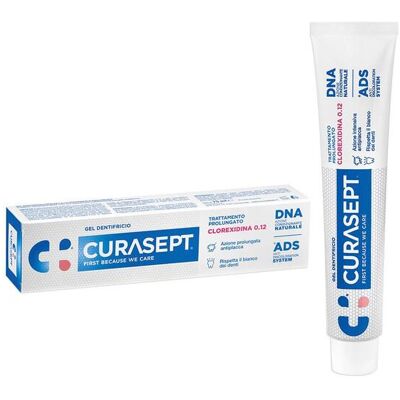 Curasept Cloredixina 0,12% ADS+DNA Gel Dentifricio 75 ml Curasept Cloredixina 0,12% ADS+DNA Gel Dentifricio 75 ml