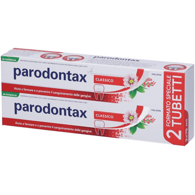 Haleon Italia Srl Parodontax Classico Dentifricio - 2 x 75ml Haleon Italia Srl Parodontax Classico Dentifricio - 2 x 75ml
