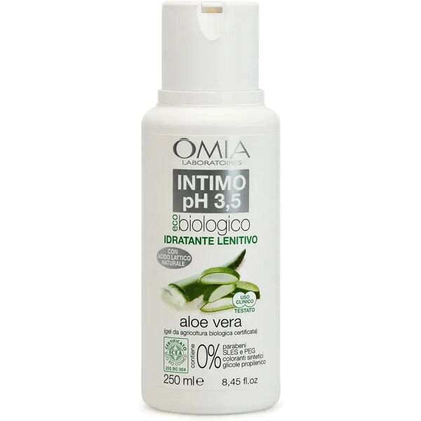 omia gel detergente intimo ecobio ph 3,5 con aloe vera 250 ml