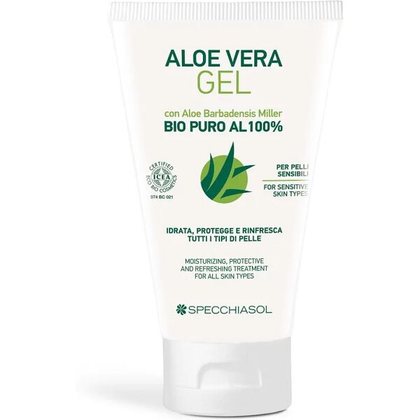 specchiasol aloe vera gel corpo bio puro 100% 150 ml