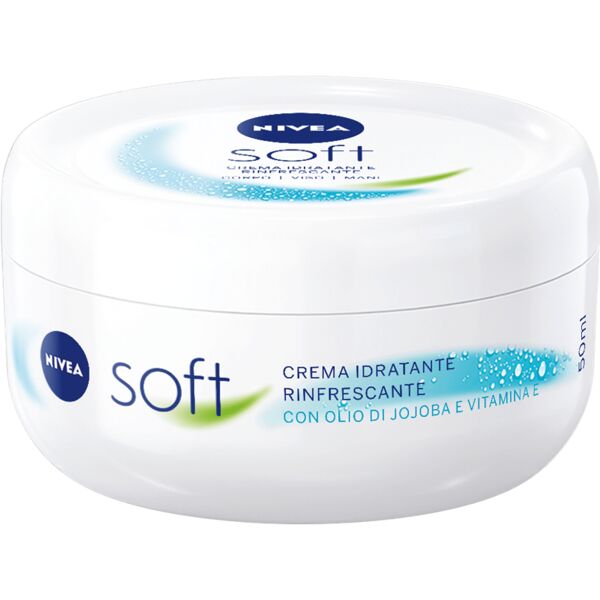 nivea soft crema idratante rinfrescante viso corpo mani 200 ml