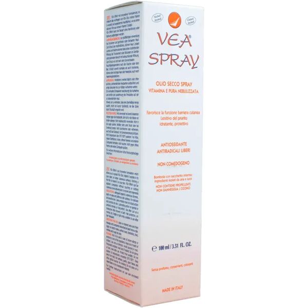 vea cosmetics vea spray olio base protettivo e idratante 100 ml