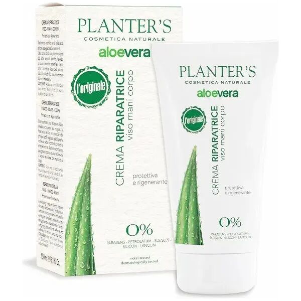 planter's crema riparatrice aloe vera viso mani corpo tubo 150 ml