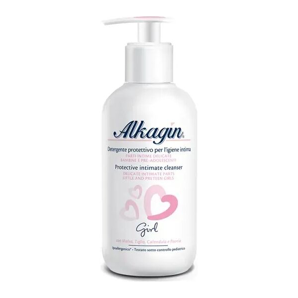 alkagin detergente intimo protettivo girl per bambine e pre-adolescenti 250 ml