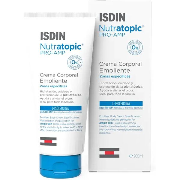 isdin nutratopic pro-amp crema emolliente pelle atopica 200 ml