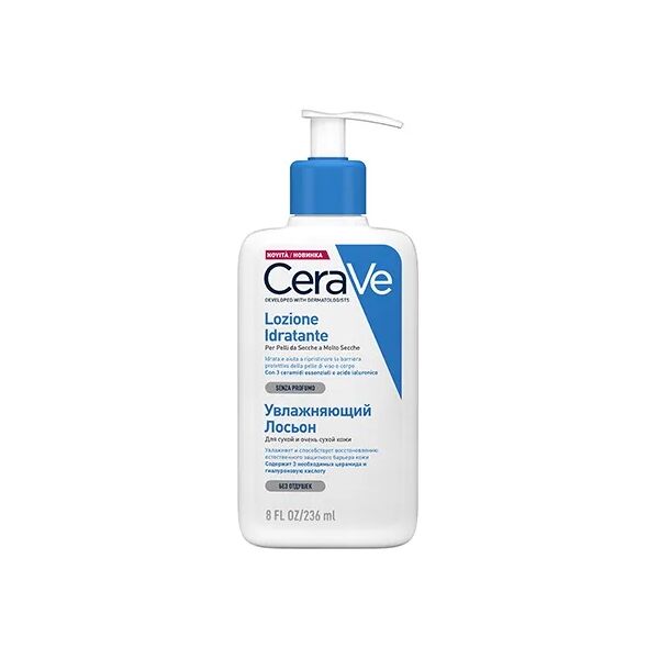 cerave lozione idratante corpo per pelle da secca a molto secca 236 ml