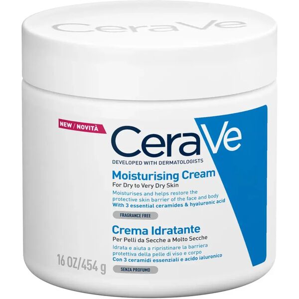 cerave crema corpo idratante pelle molto secca 454 g