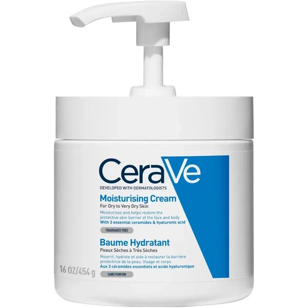 cerave crema corpo idratante pelle molto secca con dispenser 454 g