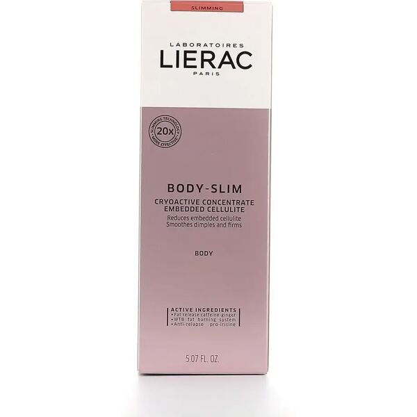 lierac body slim concentrato crioattivo cellulite resistente 150 ml