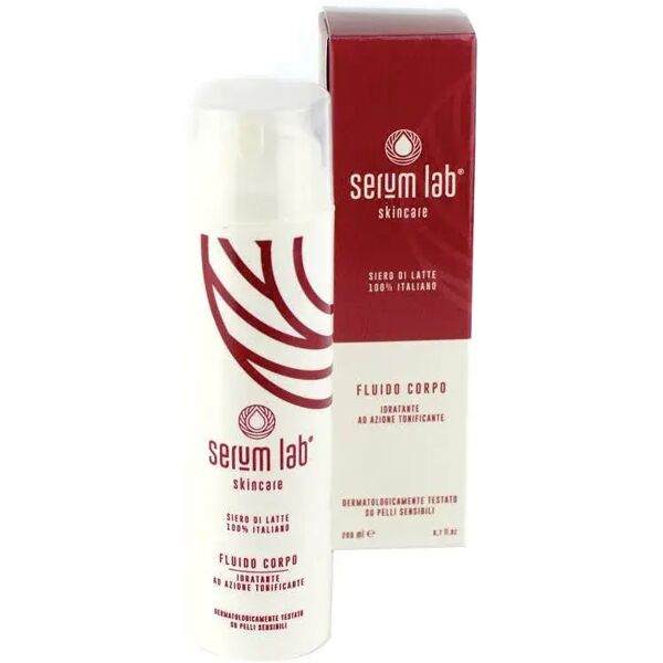 serum lab fluido corpo idratante tonificante 200 ml