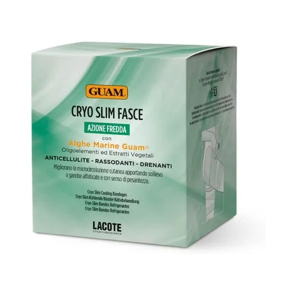 guam cryo slim fasce anticellulite rassodanti drenanti 2 pezzi